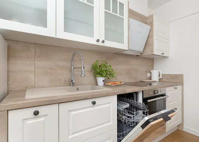 Apartment Bright Spacious With Parking Mazowiecka By Renters